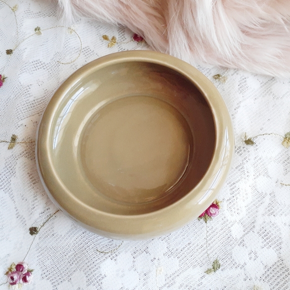VTG Small Round Shallow Ceramic Trinket Dish Bowl - Picture 2 of 8